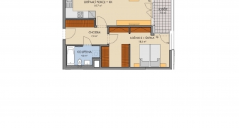 Prodej bytu 2+kk 65 m² U Sluncové, Praha 8 - Karlín 